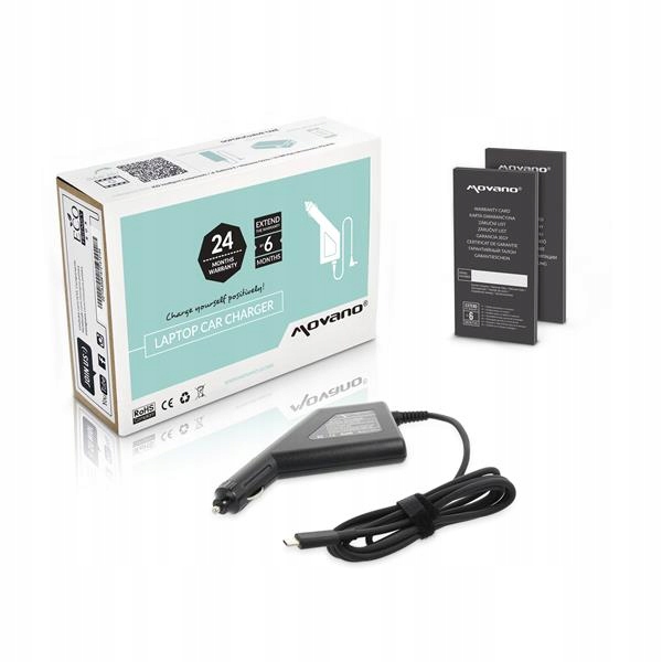 Napájecí adaptér do auta Movano 65W Usb type C Usb-c