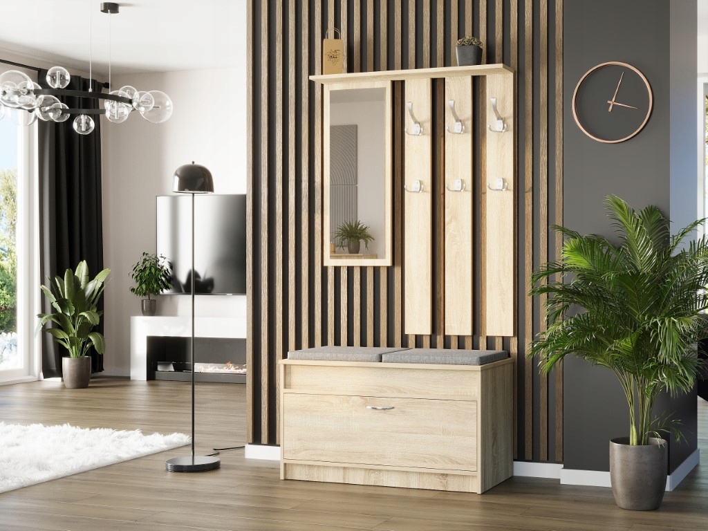 Garderoba wieszak szafka na buty lustro sonoma V-3 Producent