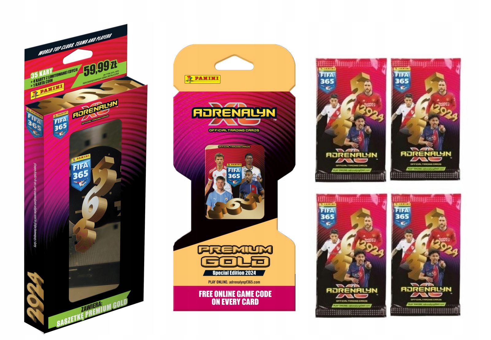 Panini Fifa 365 Adrenalyn XL 2024 Puszka Kolekcjon
