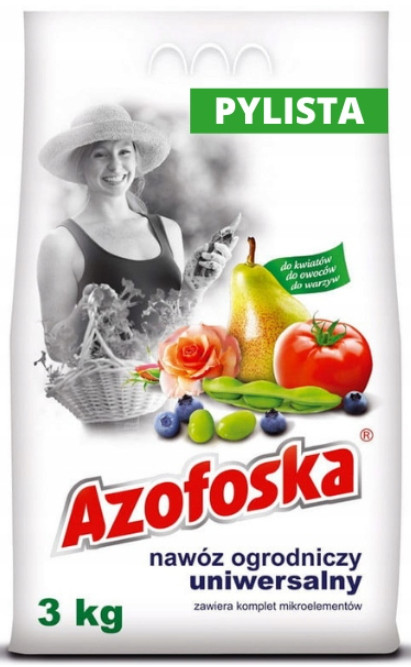 

Nawóz Azofoska Pylista warzywa owoce kwiaty 3 kg