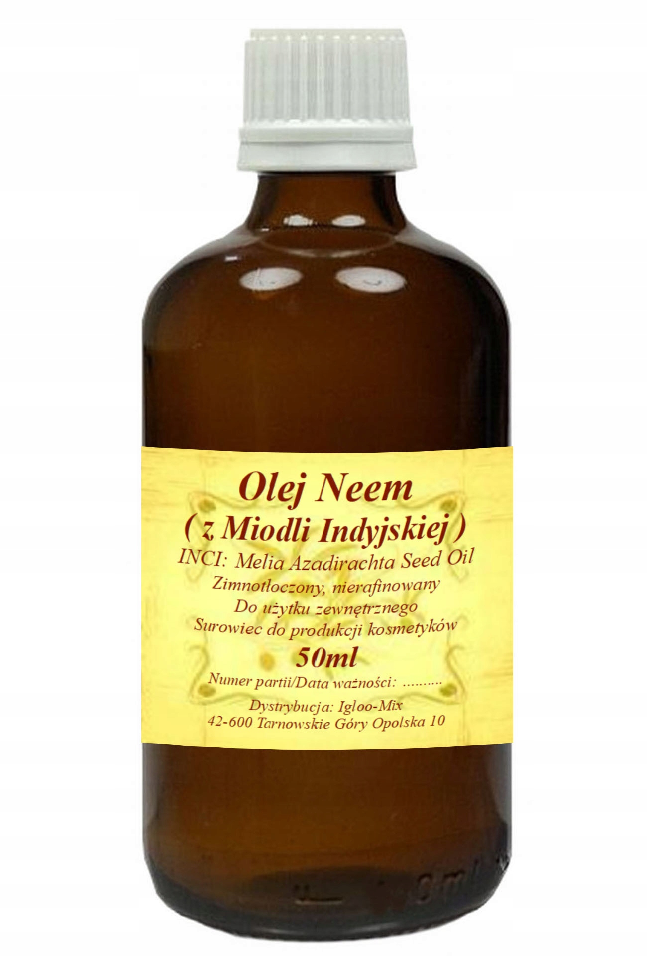 

Olej z Miodli Indyjskiej 50ml Neem do roślin