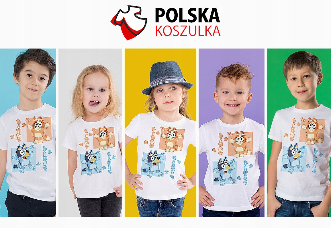 KOSZULKA DZIECIĘCA T-SHIRT DLA DZIECKA BLUEY BLUE 140 PREZENT JAKOŚĆ Liczba sztuk w ofercie 1 szt.
