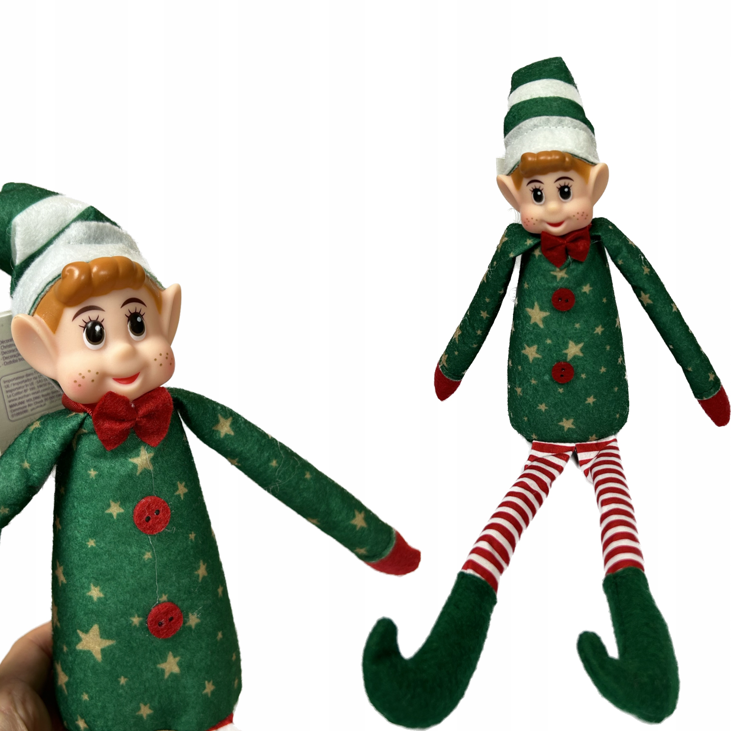 ELF ON THE SHELF FIGURKA SKRZATA CHŁOPIEC ELF DŁUGIE NOGI PSOTNIK