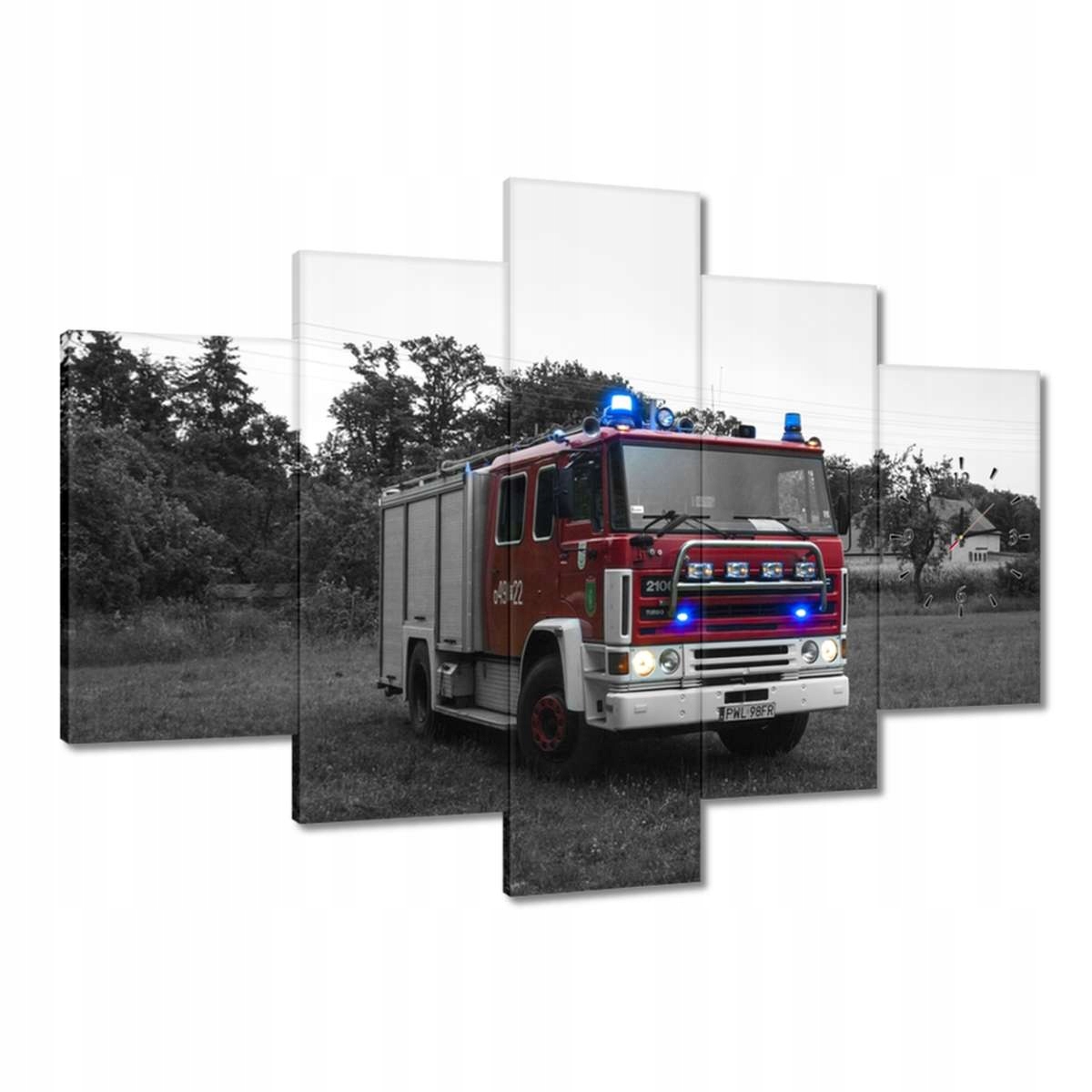 Hodiny 150x105 Hasičské auto