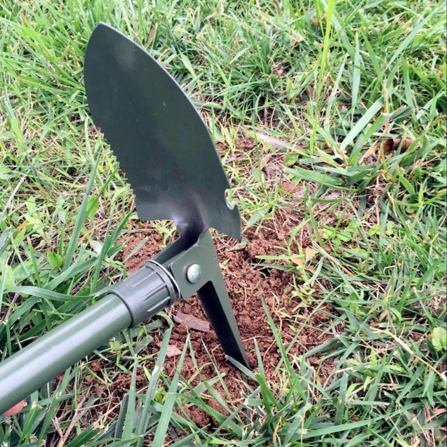 Łopata Saperka Składana Survival Wojskowa Turystyczna Piła Kilof Multitool Szerokość łopaty 9.5 cm