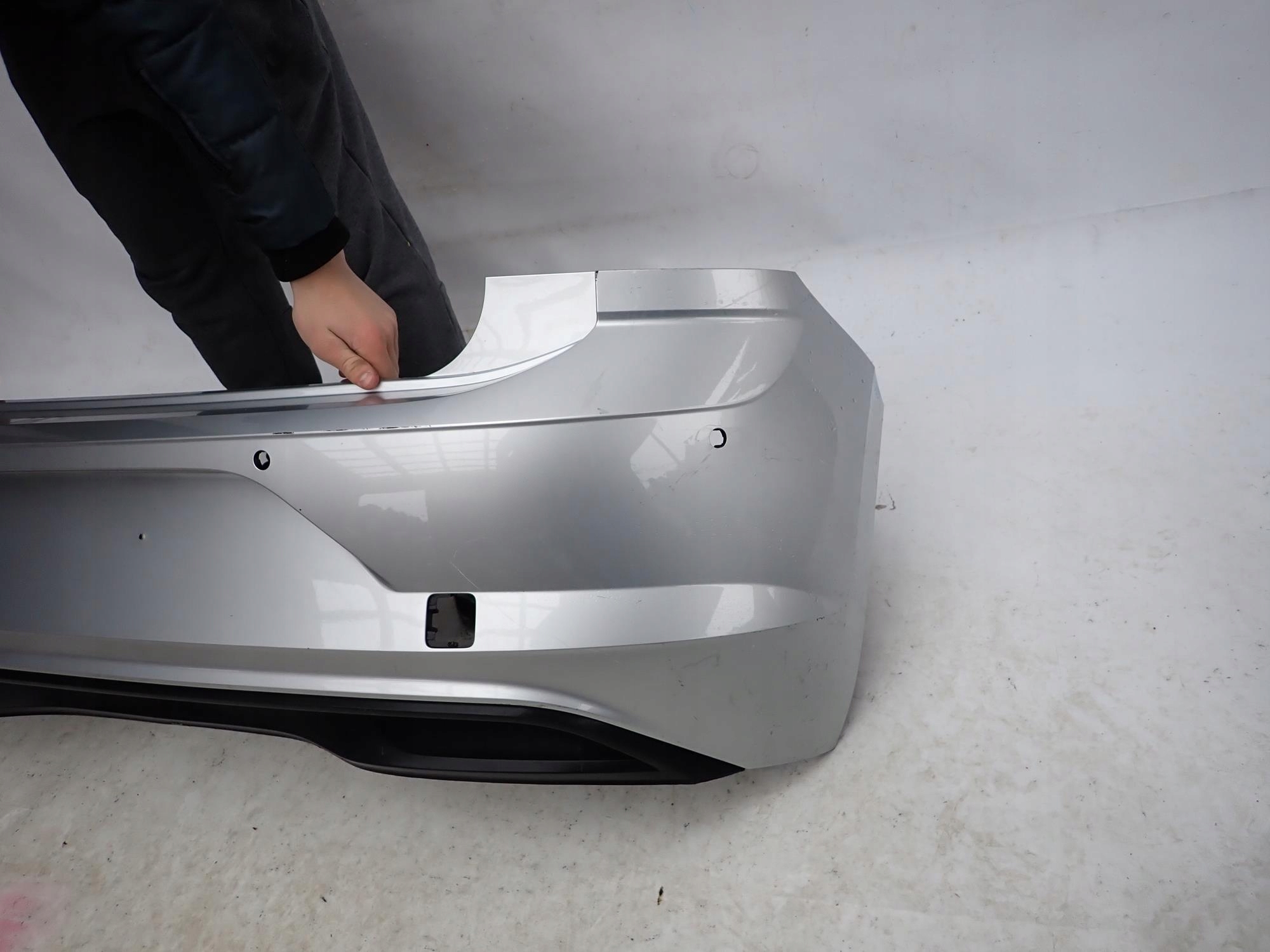 VW POLO VI 6 2G 17-21 bumper rear part rear 4XPDC