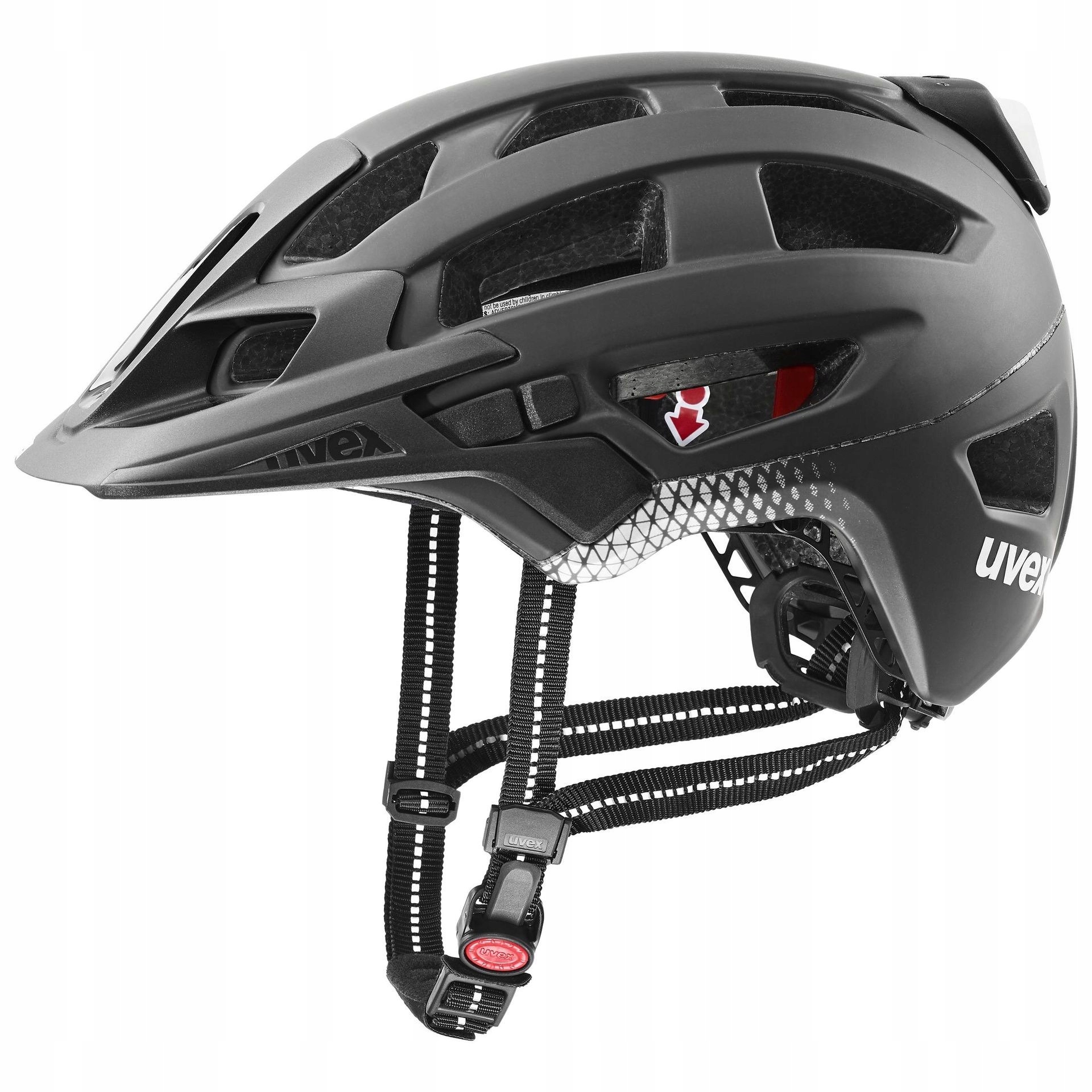 Kask rowerowy Uvex Finale Light 2.0 Black Silver Matt S/m 52-57cm Led