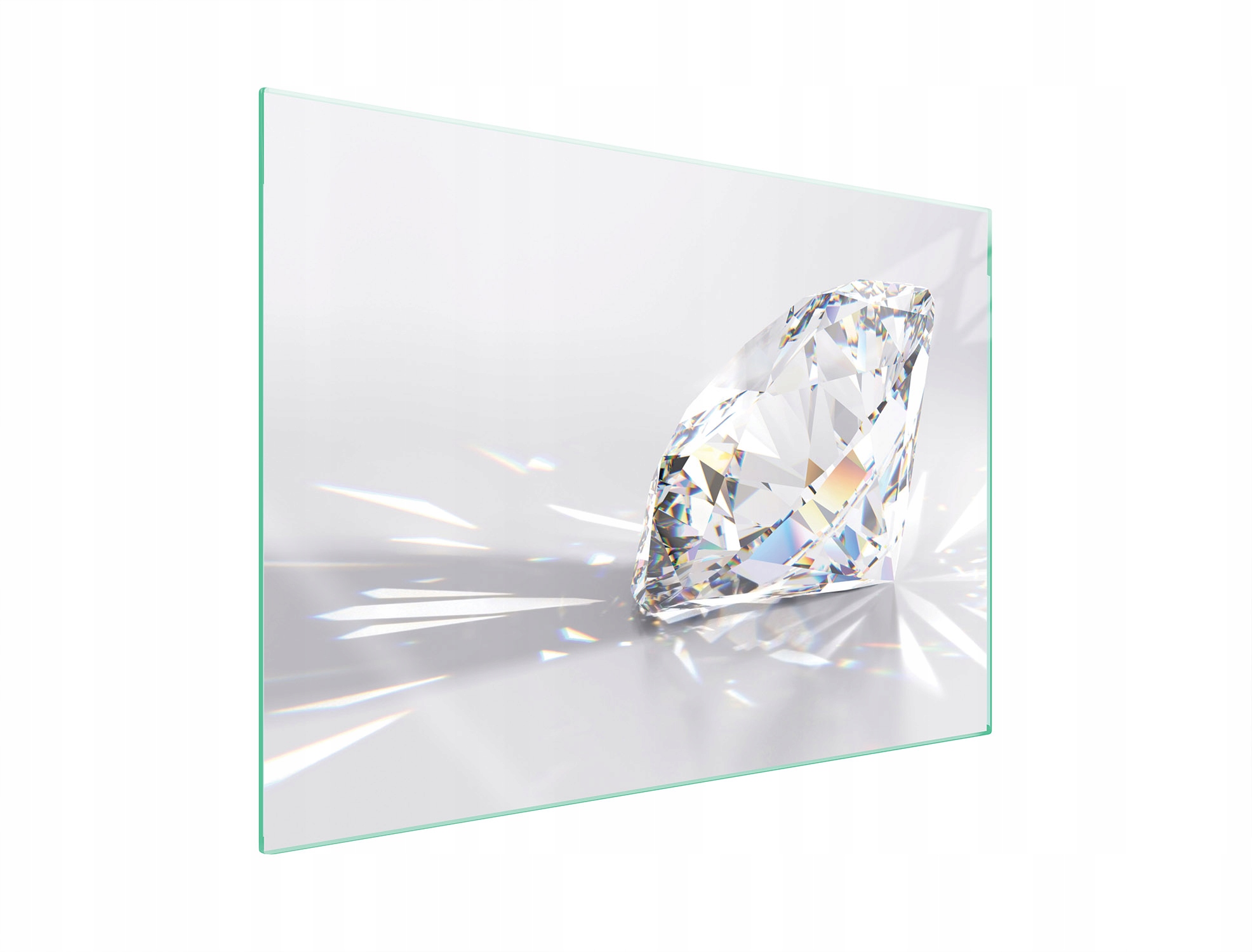 Skleněná Ochranná Deska Na Sporák 70x52 Diamant Tvrzené Sklo