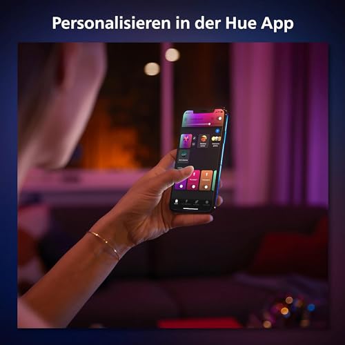 PHILIPS Hue Smart Slim 3 Lampy 90mm Białe Kolorowe Światło Bluetooth — miniatura 6