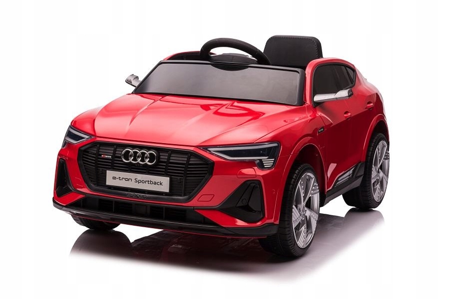 Auto Na Akumulator Dla Dziecka Audi E-tron 4X4 Led Eva Radio MP3 Skóra