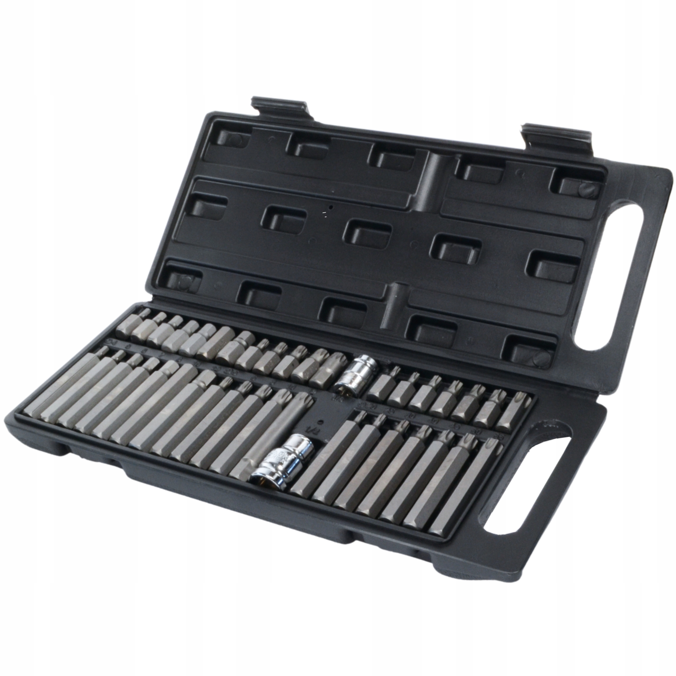 ZESTAW BITÓW KOŃCÓWEK KLUCZY IMBUS SPLINE TORX 40el. BITY CRV BLACK PREMIUM EAN (GTIN) 5907724597876