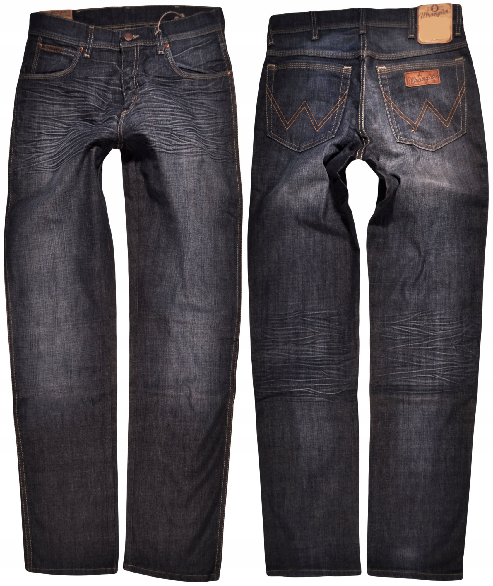 Wrangler džíny Straight navy Texas W31 L34
