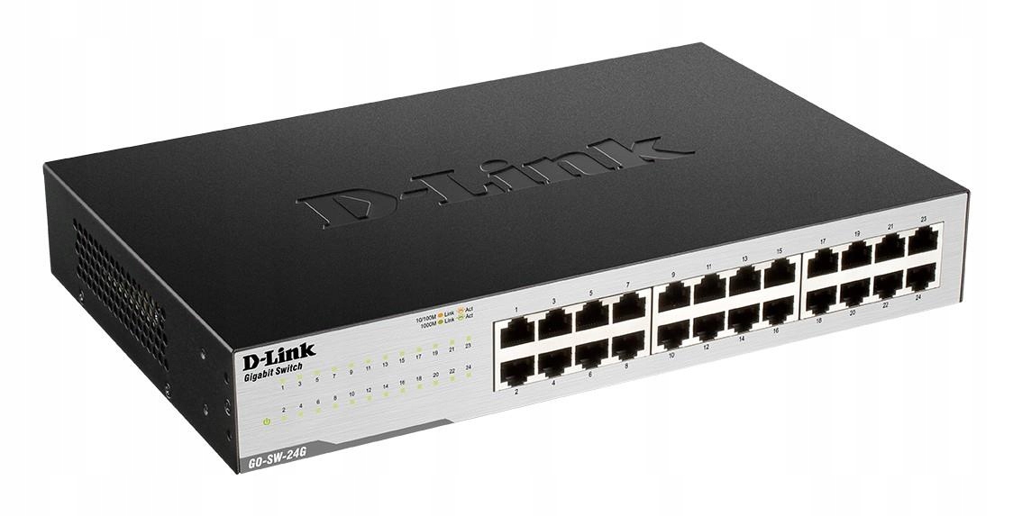 D-Link Prepínač GO-SW-24G 24-Port Gigabit Desktop