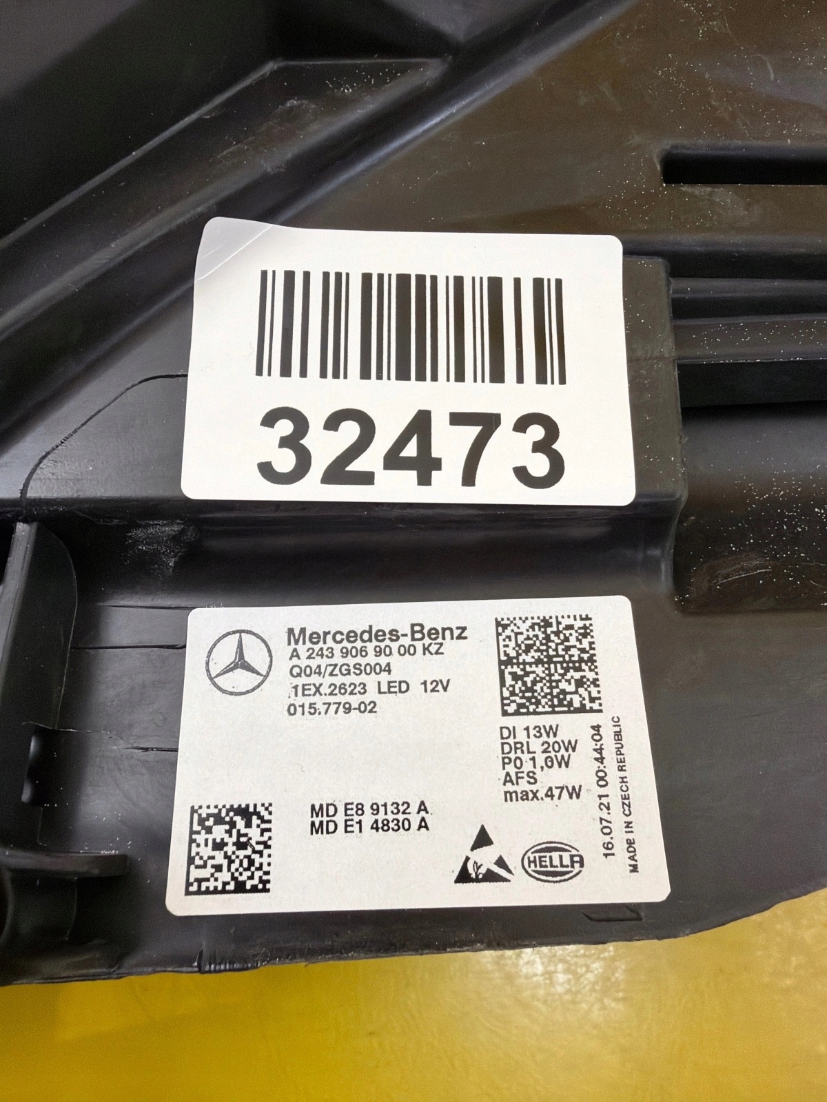 light right Mercedes EQB EQA W243 Full Led A2439069000