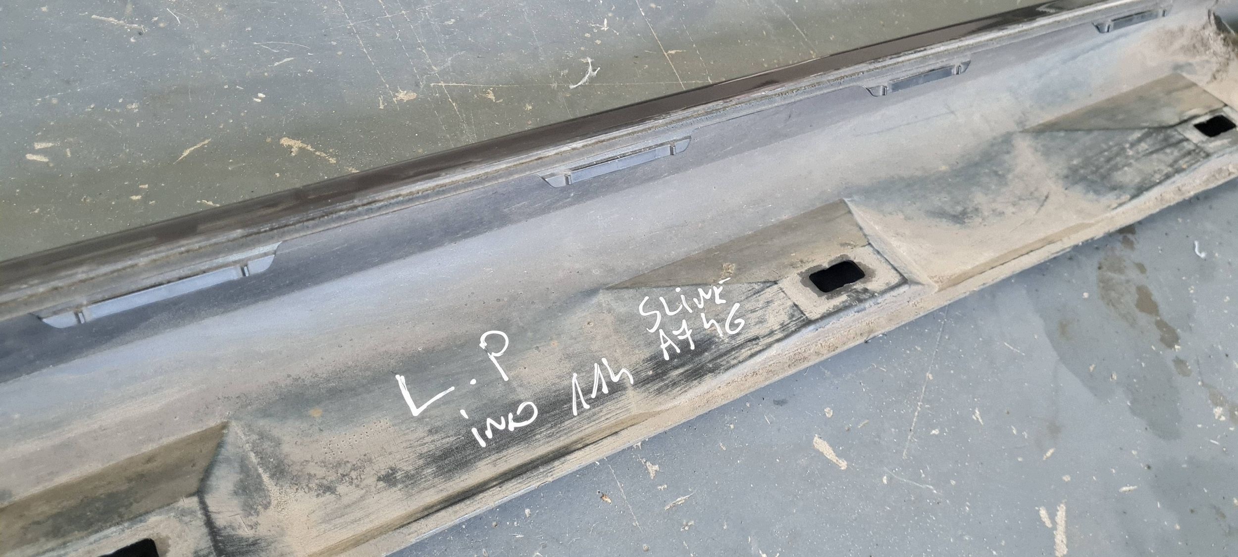 A7 4G S7 moulding cap threshold left SLINE LX7U 4G8853855E