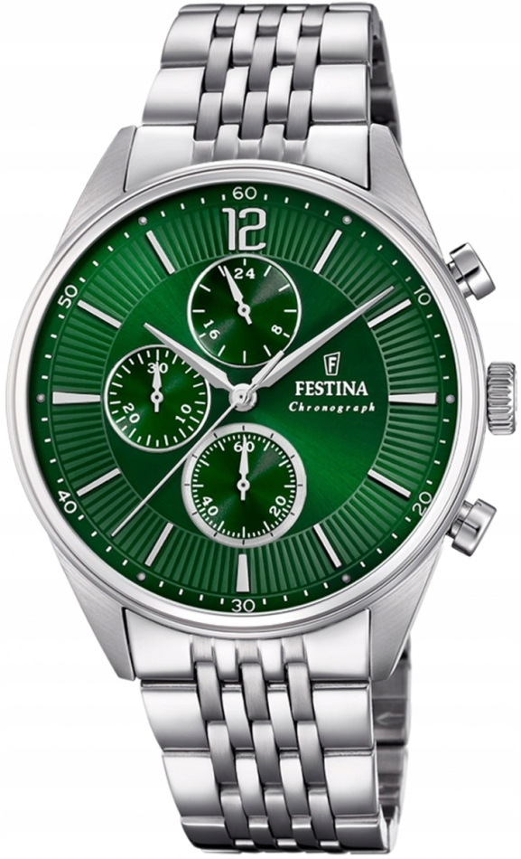 Pánské hodinky Festina 20285/8 zelené sportovní