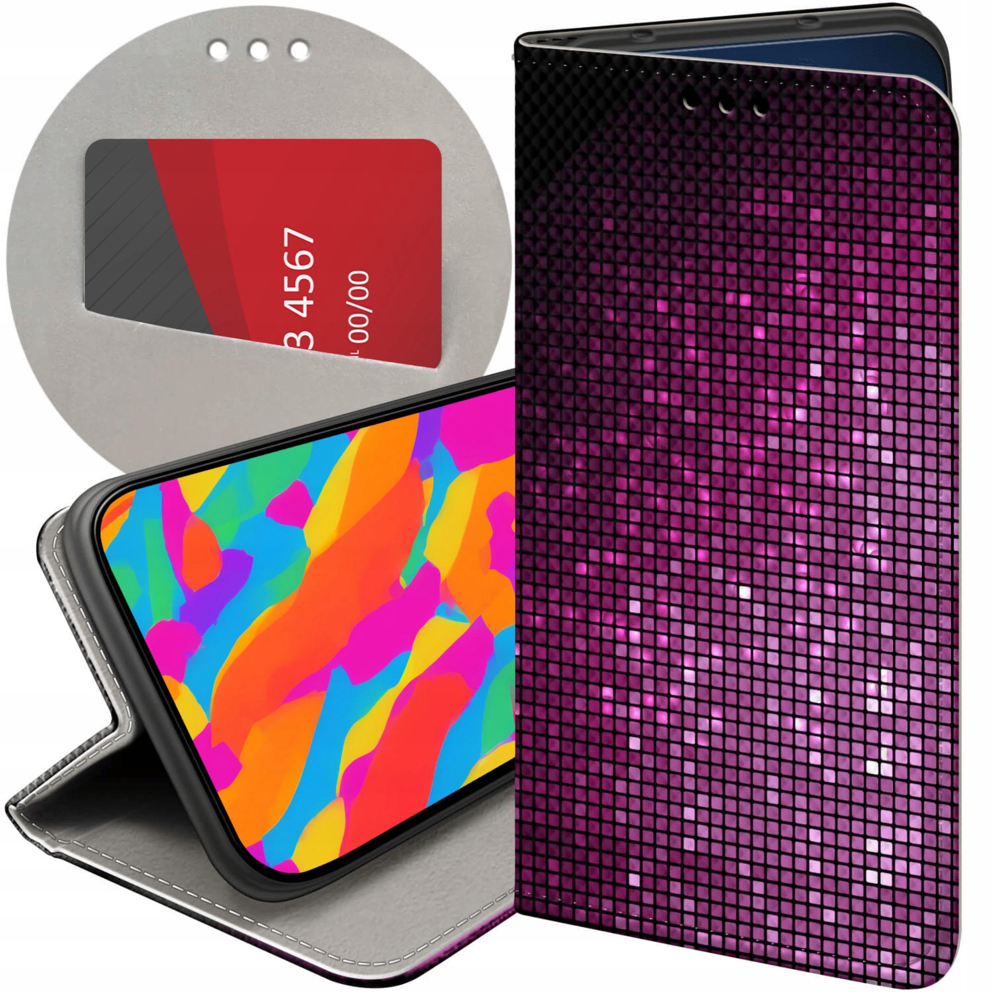 Etui Do Samsung Galaxy S22 Plus S22 Pro Imitacja Brokatu Brokatowe