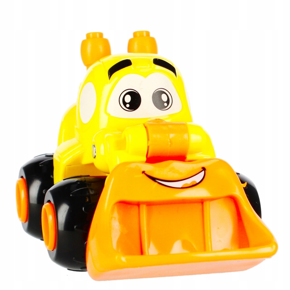 KOLOROWA KOPARKA dla DZIECI 9 cm mała MEGA CREATIVE dziecięce KOPARKI Efekty brak