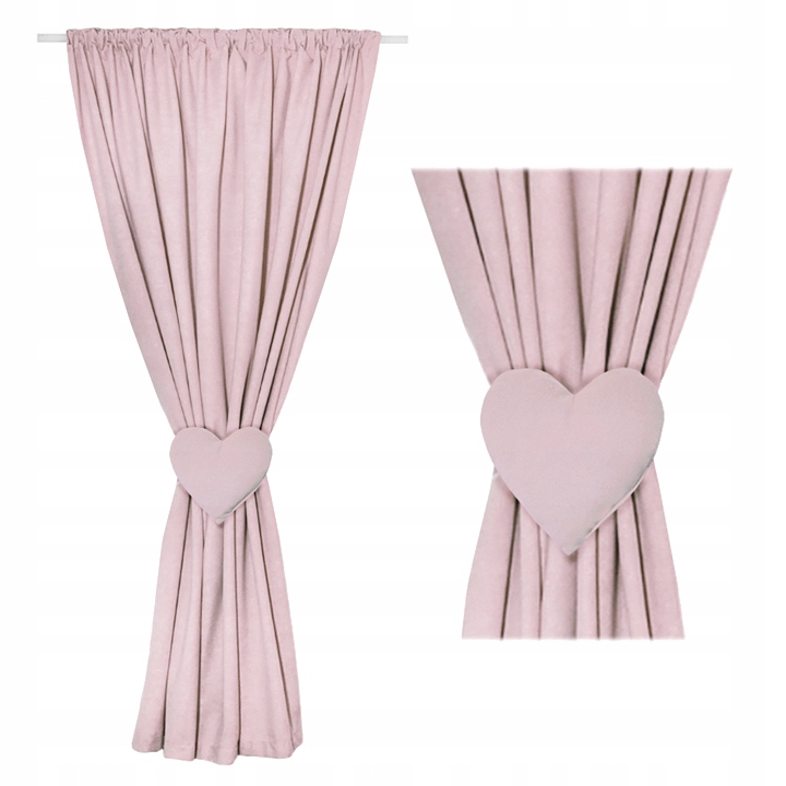 ZASŁONA 220cm + OZDOBA - zasłony, taśma, tunel, żabki, dużo kolorów 145x220