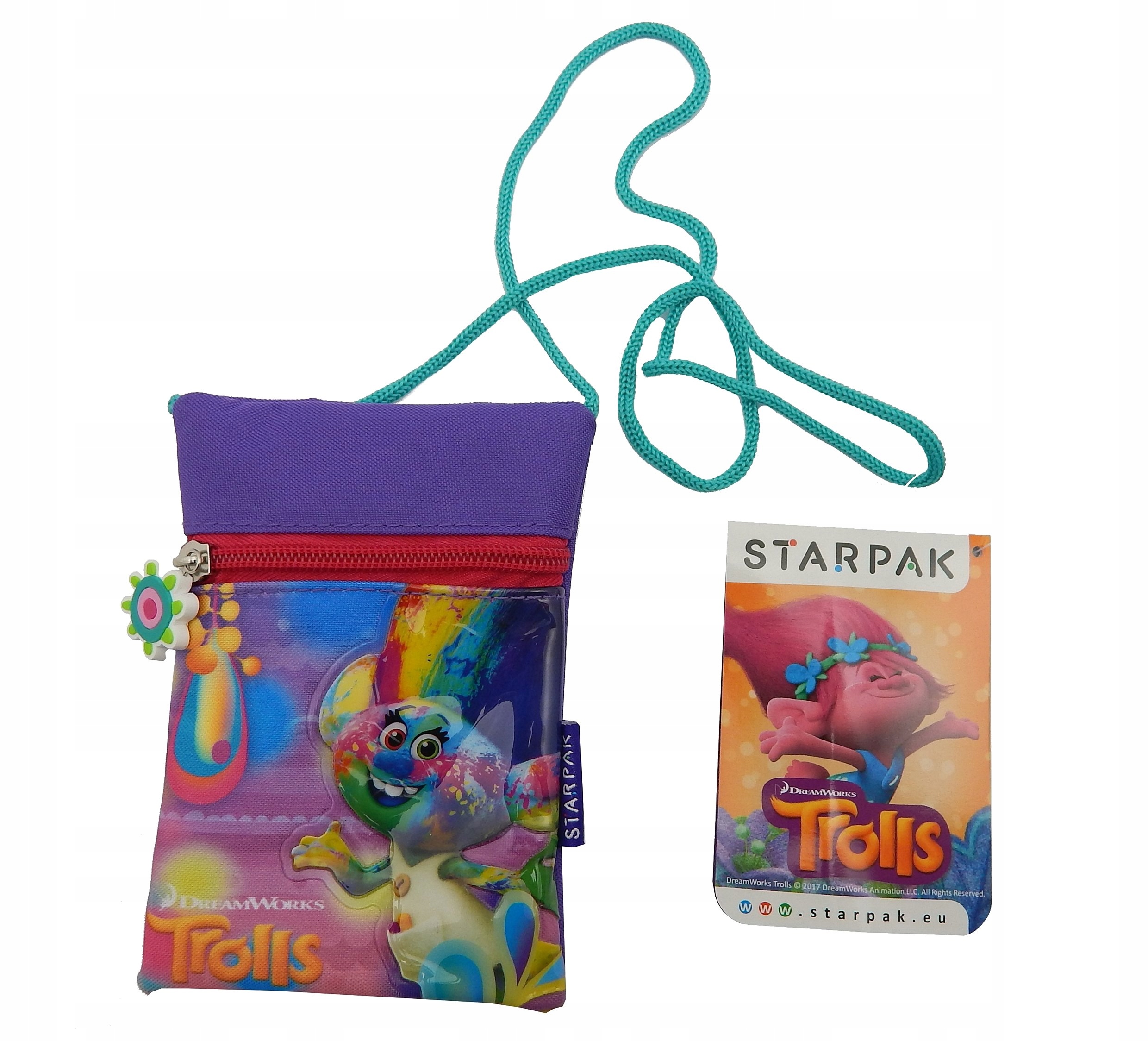 A6956 Torebka na szyję saszetka Trolle Trolls