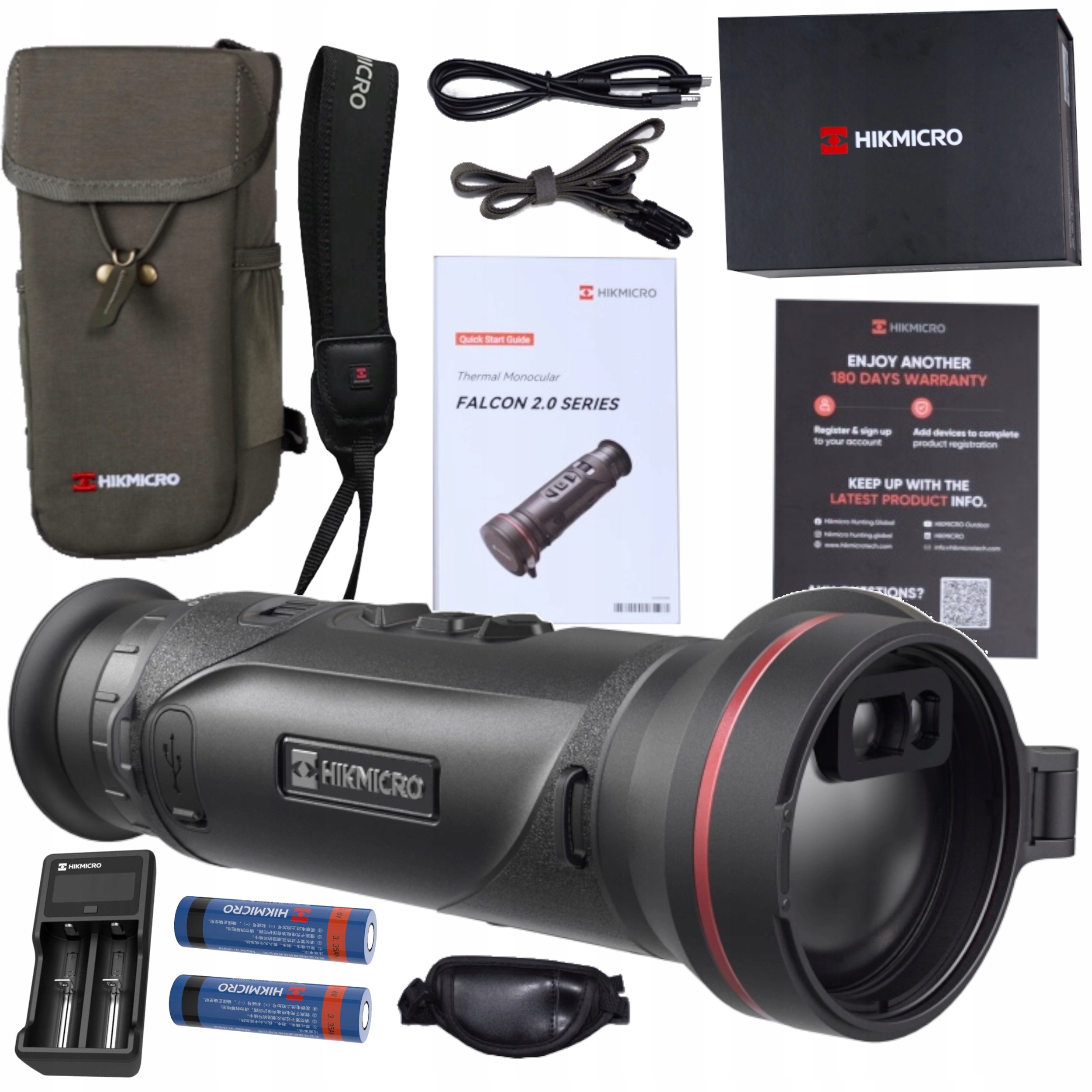Hikmicro Kamera Termowizyjna Termowizor Falcon FQ50L 2.0 2600M 64GB IP67