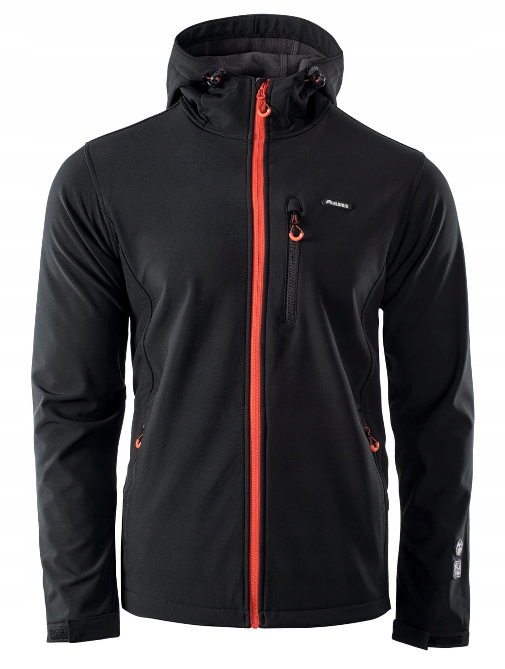 Elbrus Pánská Softshellová Bunda Větrovka Černá XXL