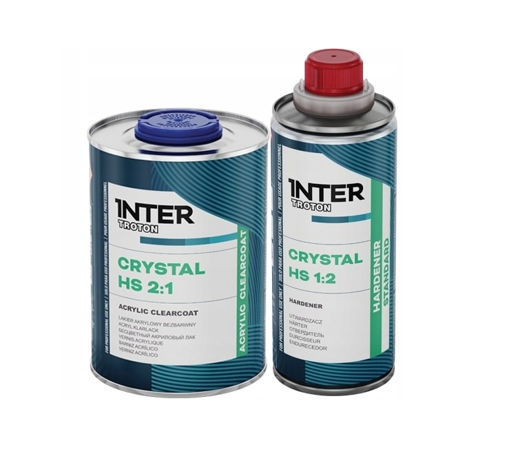 Lakier bezbarwny Hs Crystal 2:1 standard komplet 0.5+0.25L Troton
