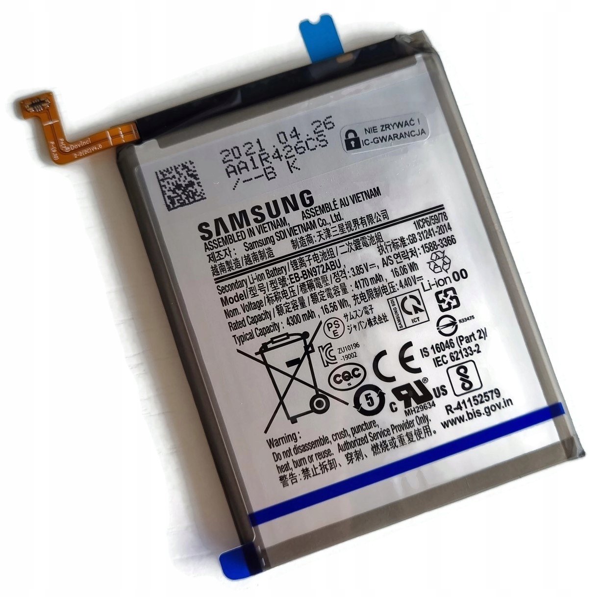 Купить Новый оригинальный аккумулятор для Samsung Note 10 Plus: отзывы ...
