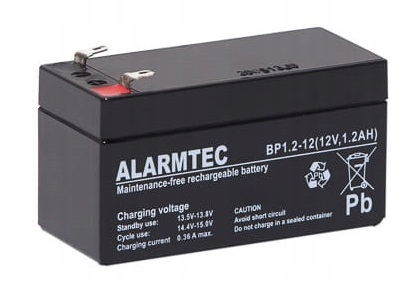 

Akumulator Agm Alarmtec Bp 1,2Ah 12V Autko Zabawki