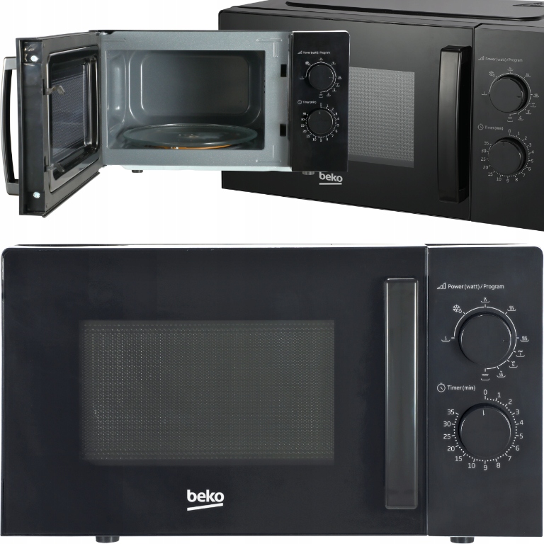 Kuchenka Mikrofalowa Mikrofalówka Beko MGC20100B1 20L 700W Grill 800W