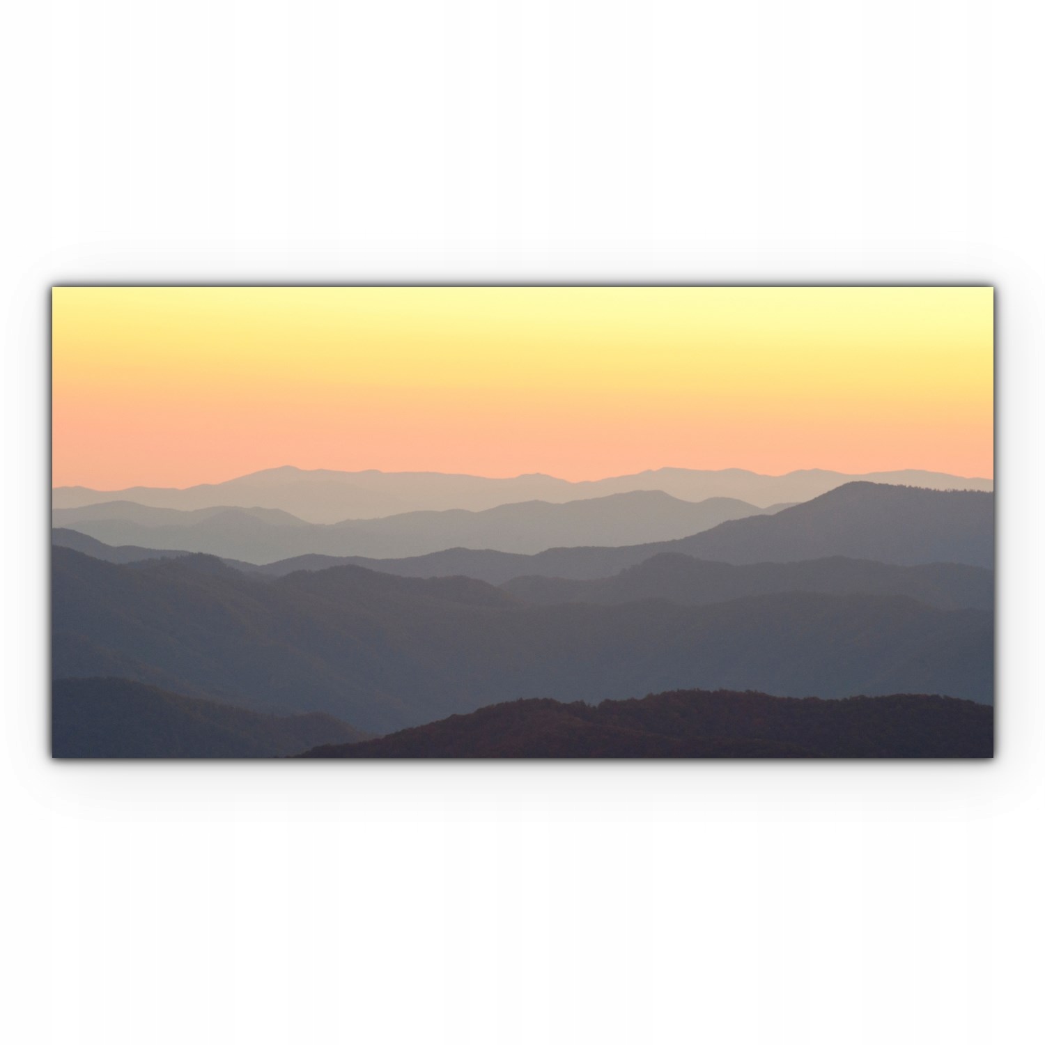 

Obraz na płótnie z foto 120x60 Góry Wschód Słońca