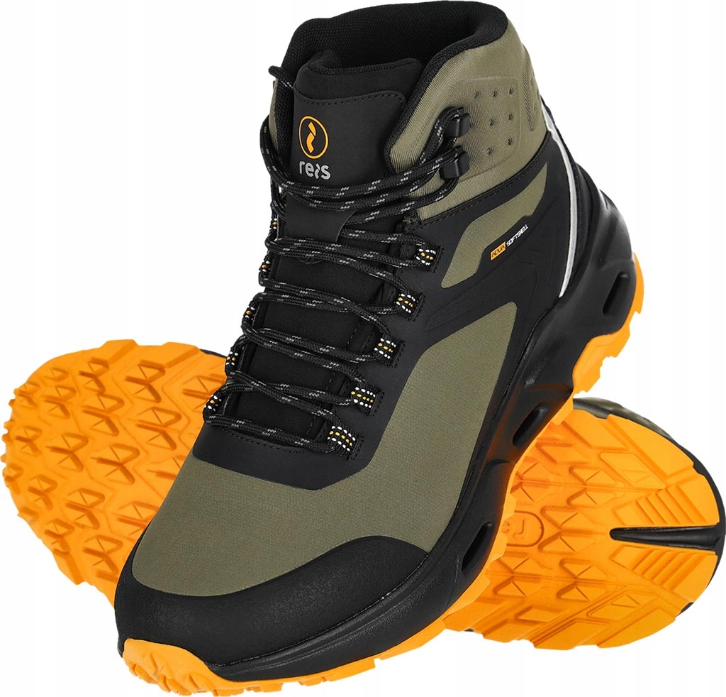 Buty trekkingowe trzewiki Hill softshell w połączeniu z Pu oraz Tpu r. 41