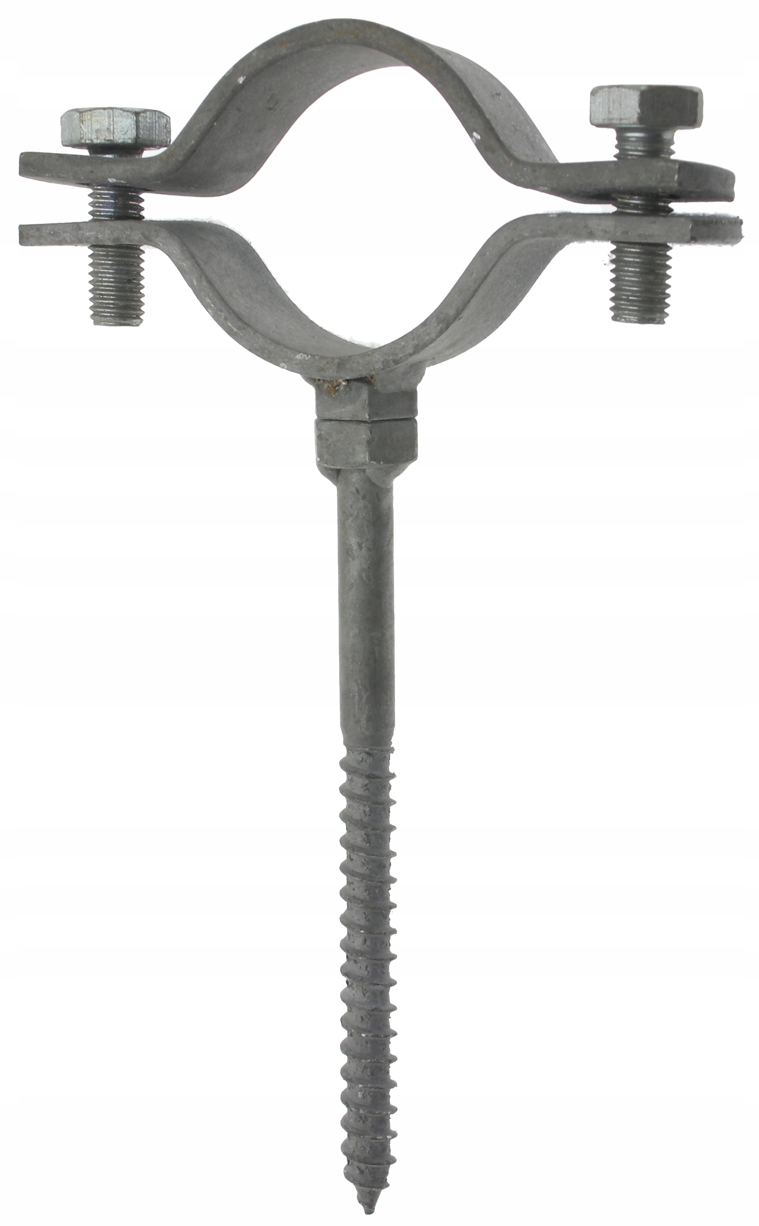 Uchwyt na słup drewniany rurę rury kabel 75 mm