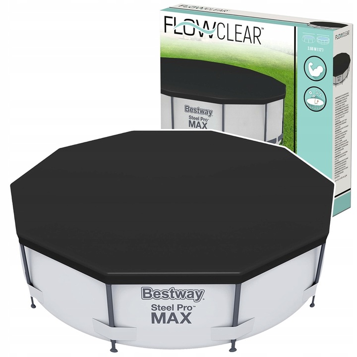 

Pokrywa Na Basen Stelażowy 366 cm Bestway 58037