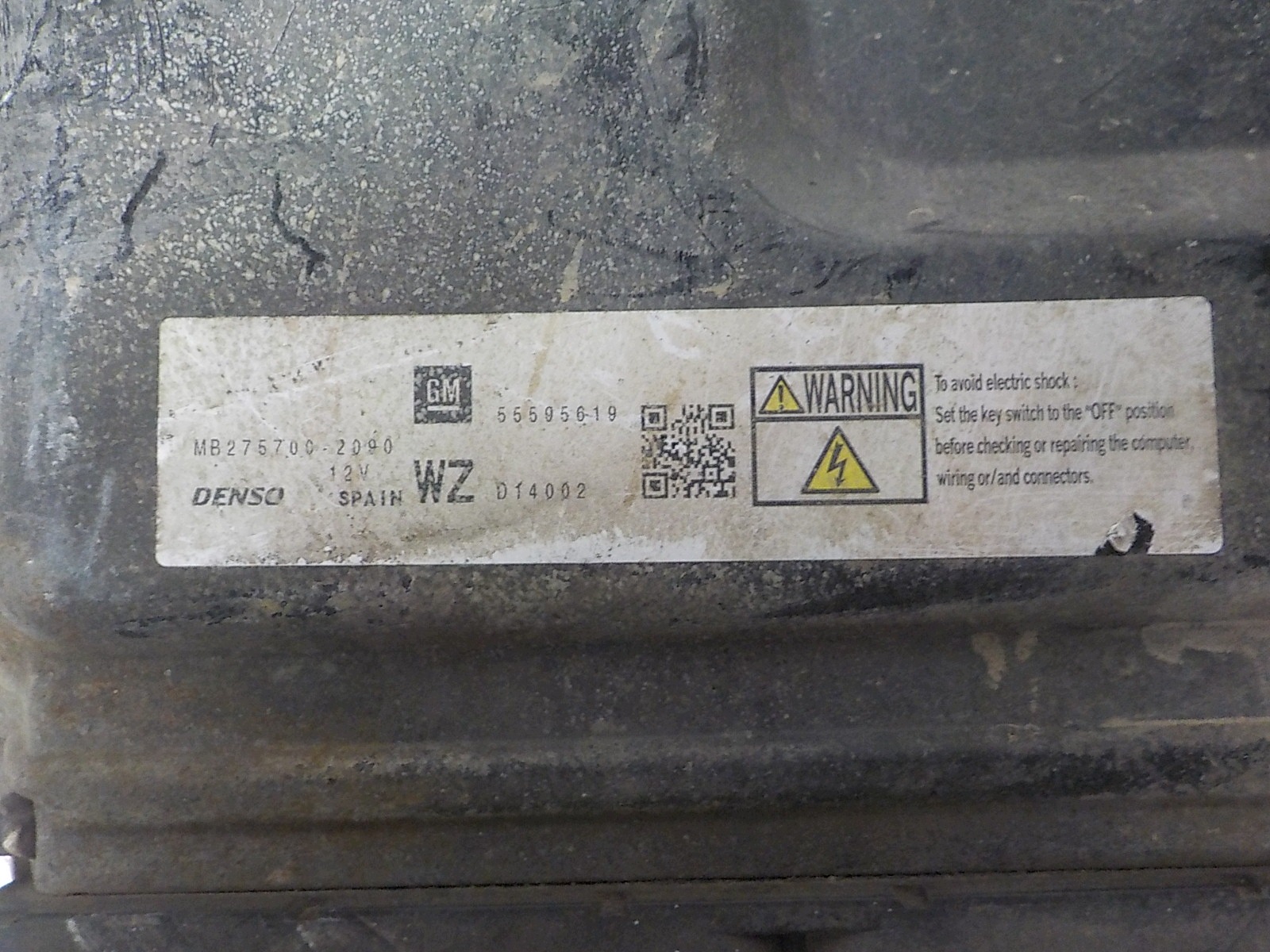 OPEL ZAFIRA B computer control unit MB275700-2090 55595619