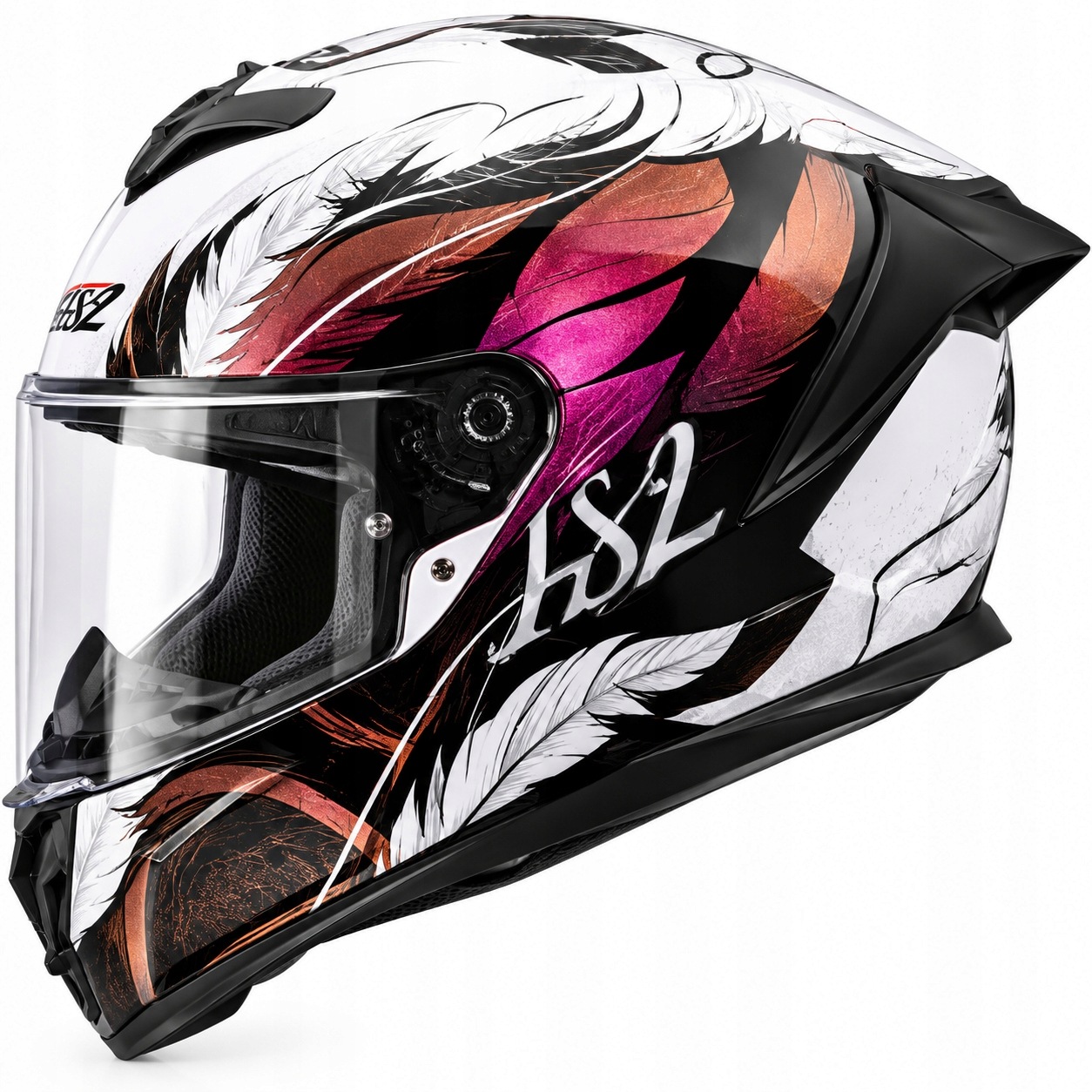 Kask LS2 FF820 Rapid III Boho Fiolet Pink Gold Kameleon Rozmiar M
