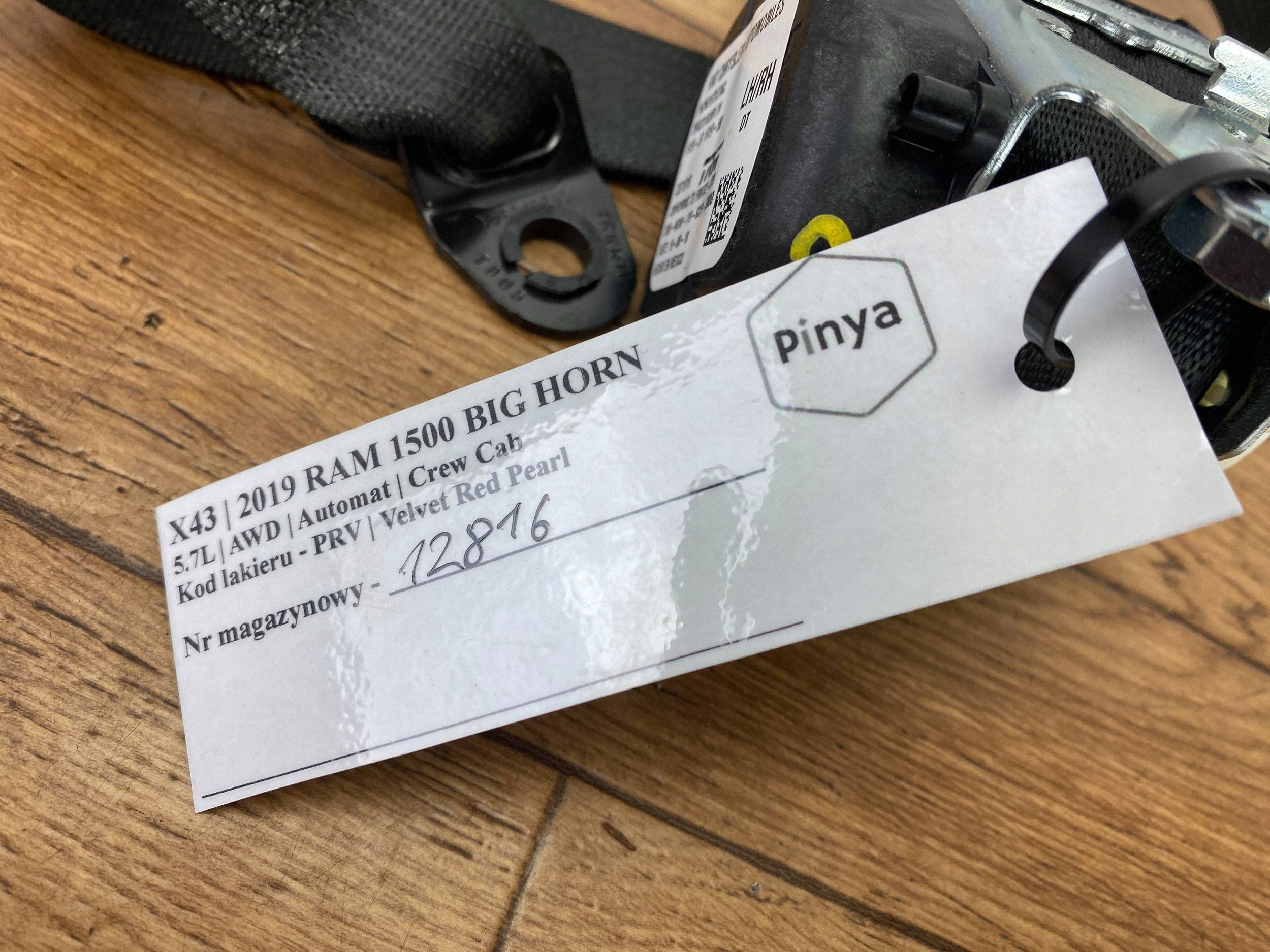 hinten Gurten Sicherheits Dodge Ram 1500 DT 2019+