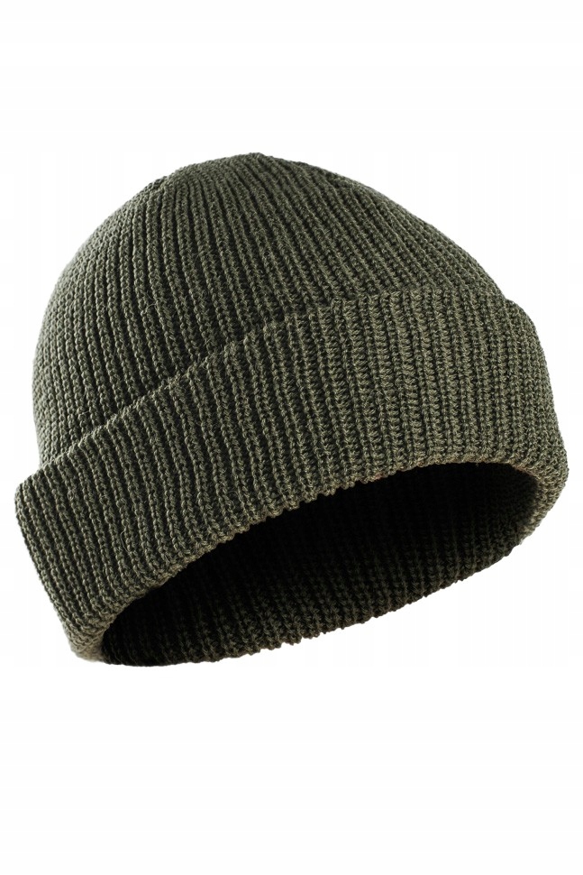 Ciepła Czapka Zimowa Wełniana Mil-Tec Watch Cap Wełna Olive