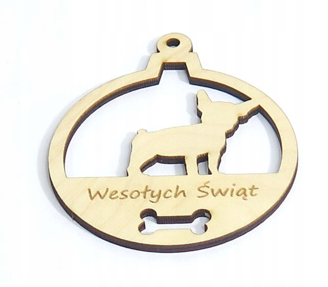 

Bombka Pies Piesek Buldog Francuski Na Święta BC48