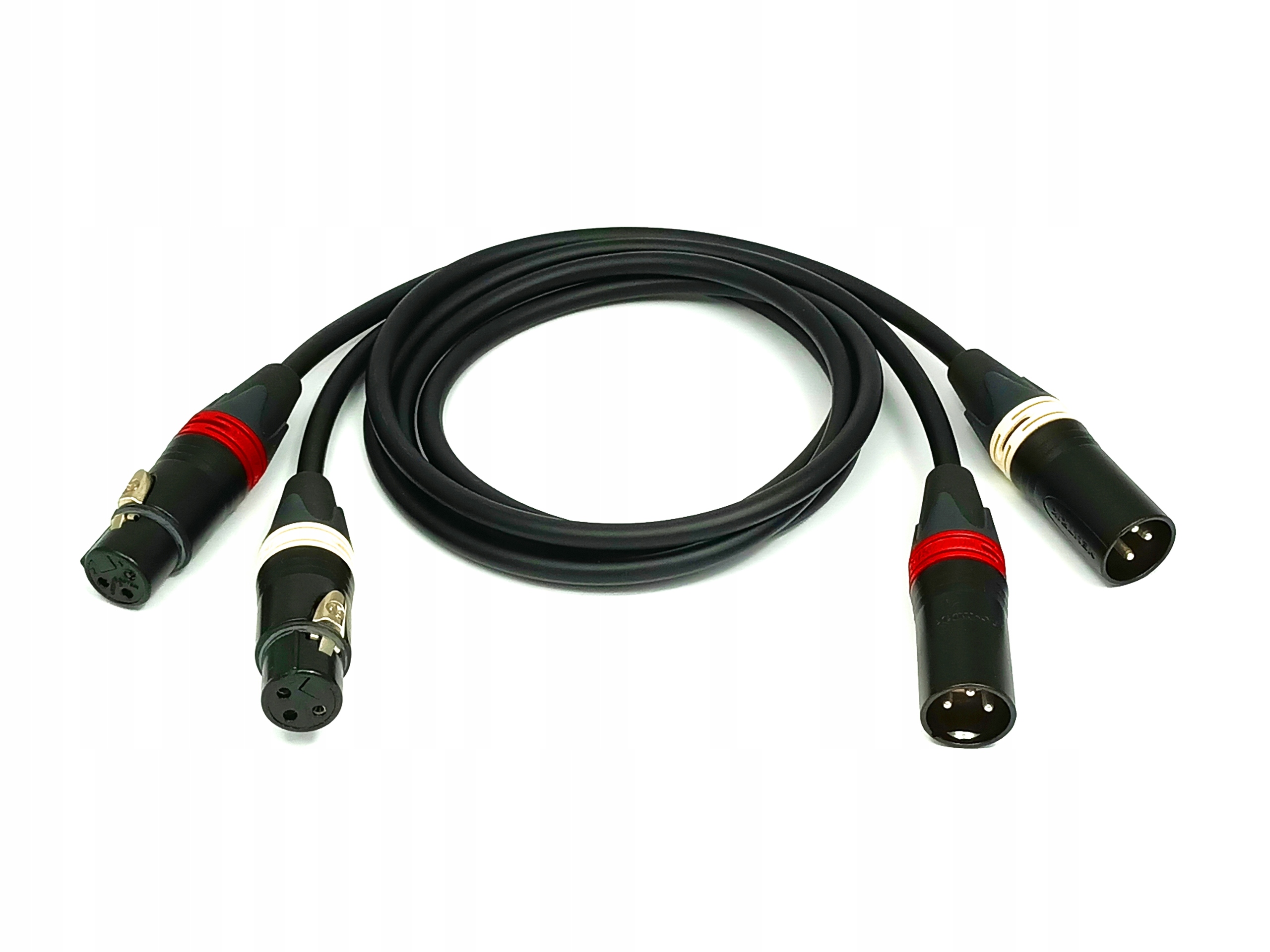 Kabel interkonekt ručně vyrobený pár Xlr Xlr Mogami 2534 délka 1 m
