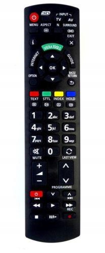 Pilot uniwersalny zamienny do telewizorów Panasonic N2QAYB000487