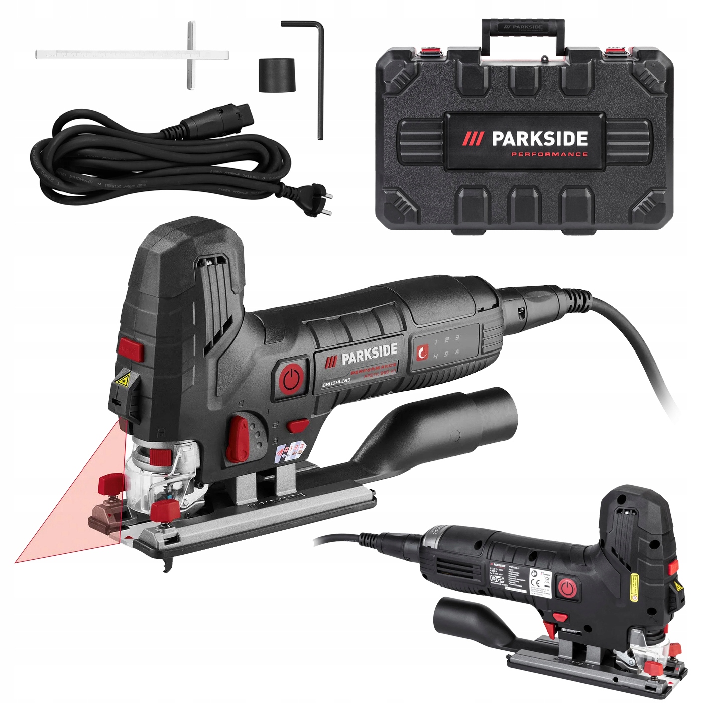 Elektrická Přímočará Pila Parkside Ppstk 550 A1 Pila Na Dřevo Kufr