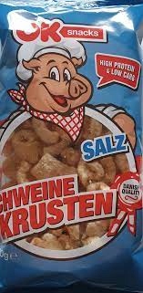 SKÓRKI WIEPRZOWE SOLONE DUŃSKIE CHIPSY SNACKI SŁONA PRZEKĄSKA Z NIEMIEC DE