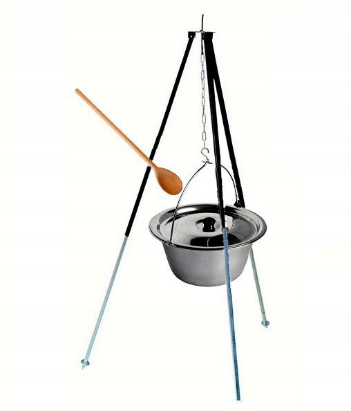 STOJAK TELESKOPOWY 70/120cm kociołek nierdzewny 10