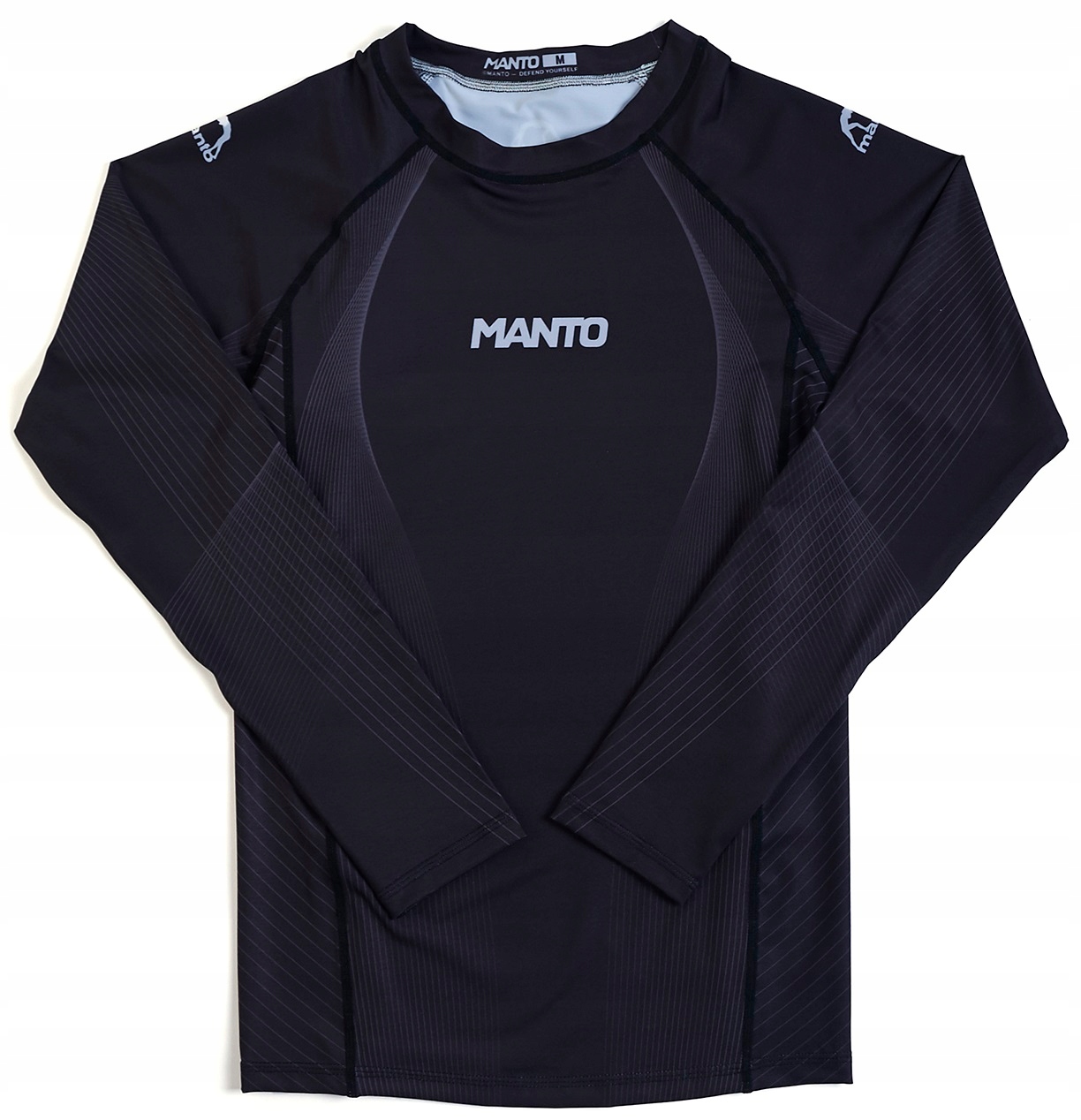 MANTO Rashguard długi rękaw koszulka FLOW czarny rozm. XXL