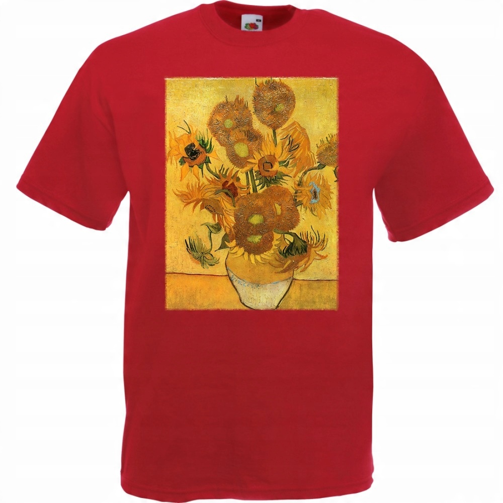 

Koszulka z nadrukiem Van Gogh słoneczniki XL