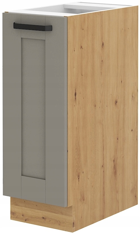 Kuchyňská skříňka Cargo koš 30 cm. Světle šedá Dub Artisan.