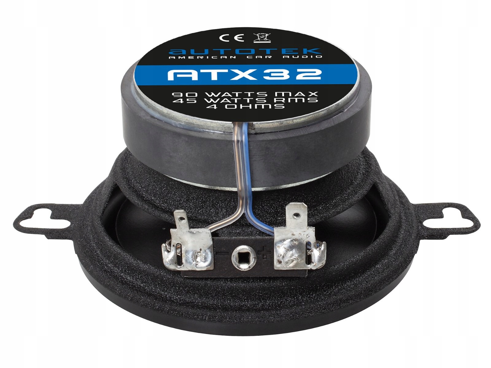 Autotek ATX32 Reproduktory do auta 8,7 cm 87 mm 2pásmové Zelená Hora