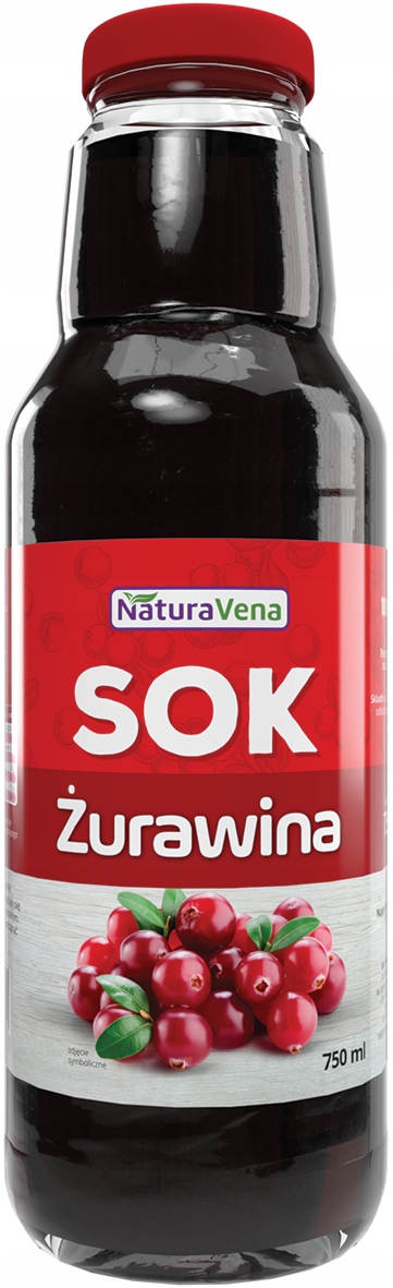 

NaturAvena Sok 100% z Żurawiny 750ml Naturalny