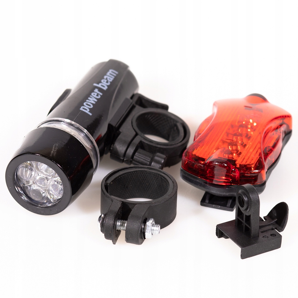 LAMPKA ROWEROWA LED ZESTAW PRZÓD TYŁ NA ROWER Model Cz2061